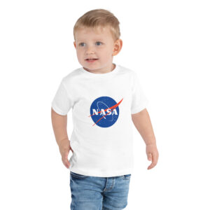 NASA meatball logo op t-shirt voor peuter en kleuter